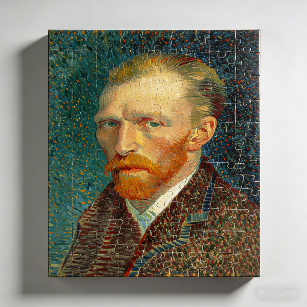 Van Gogh Self-Portrait Art Puzzle: The Masterpiece Jigsaw for Adults