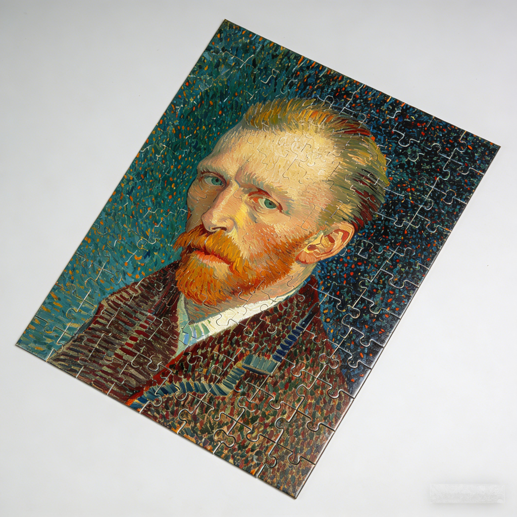 Van Gogh Self-Portrait Art Puzzle: The Masterpiece Jigsaw for Adults