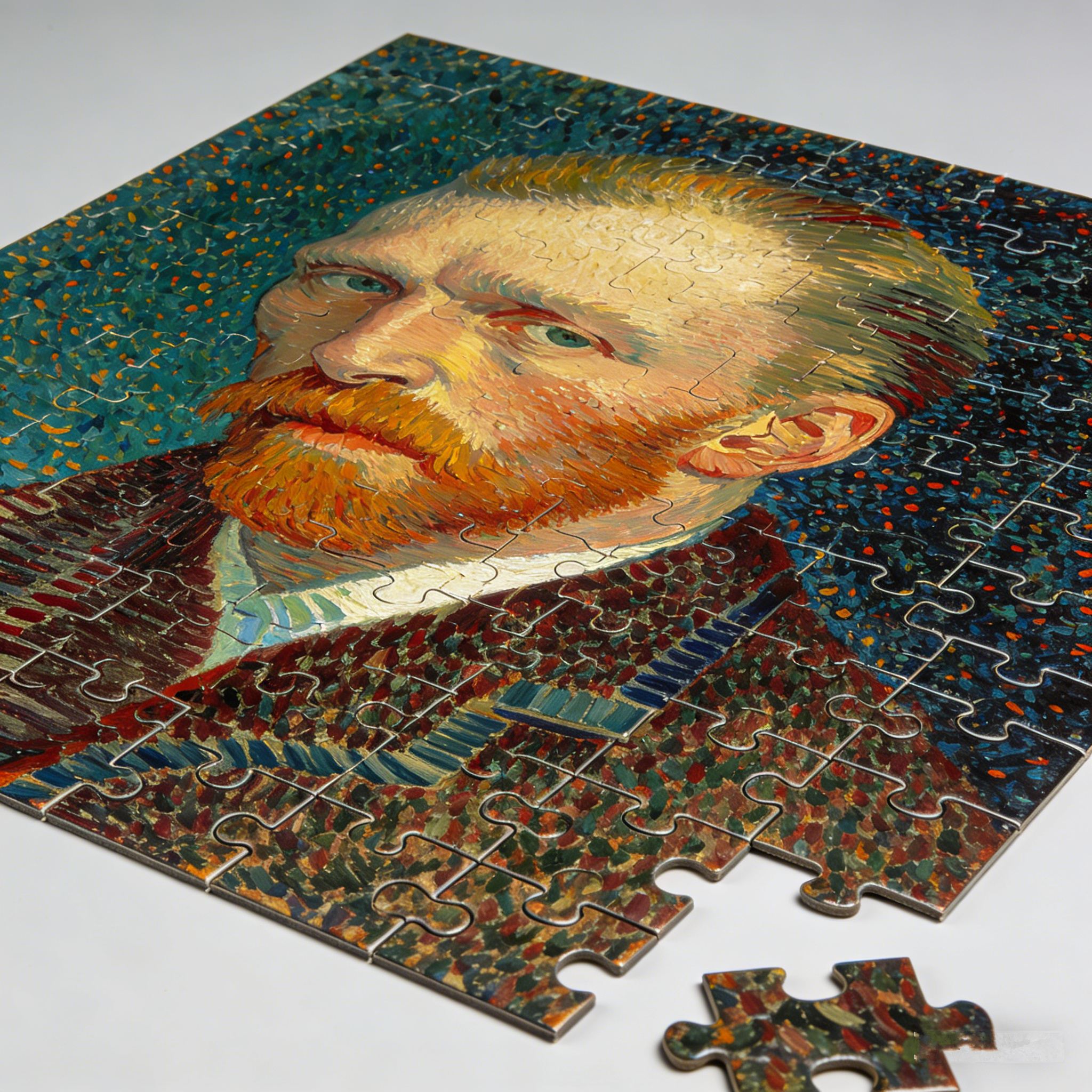 Van Gogh Self-Portrait Art Puzzle: The Masterpiece Jigsaw for Adults